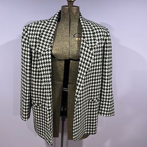 Vintage houndstooth blazer